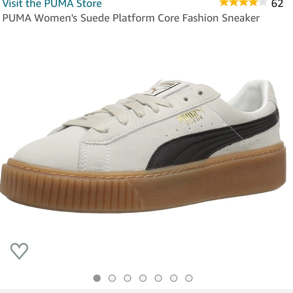 Women’s suede puma sneakers